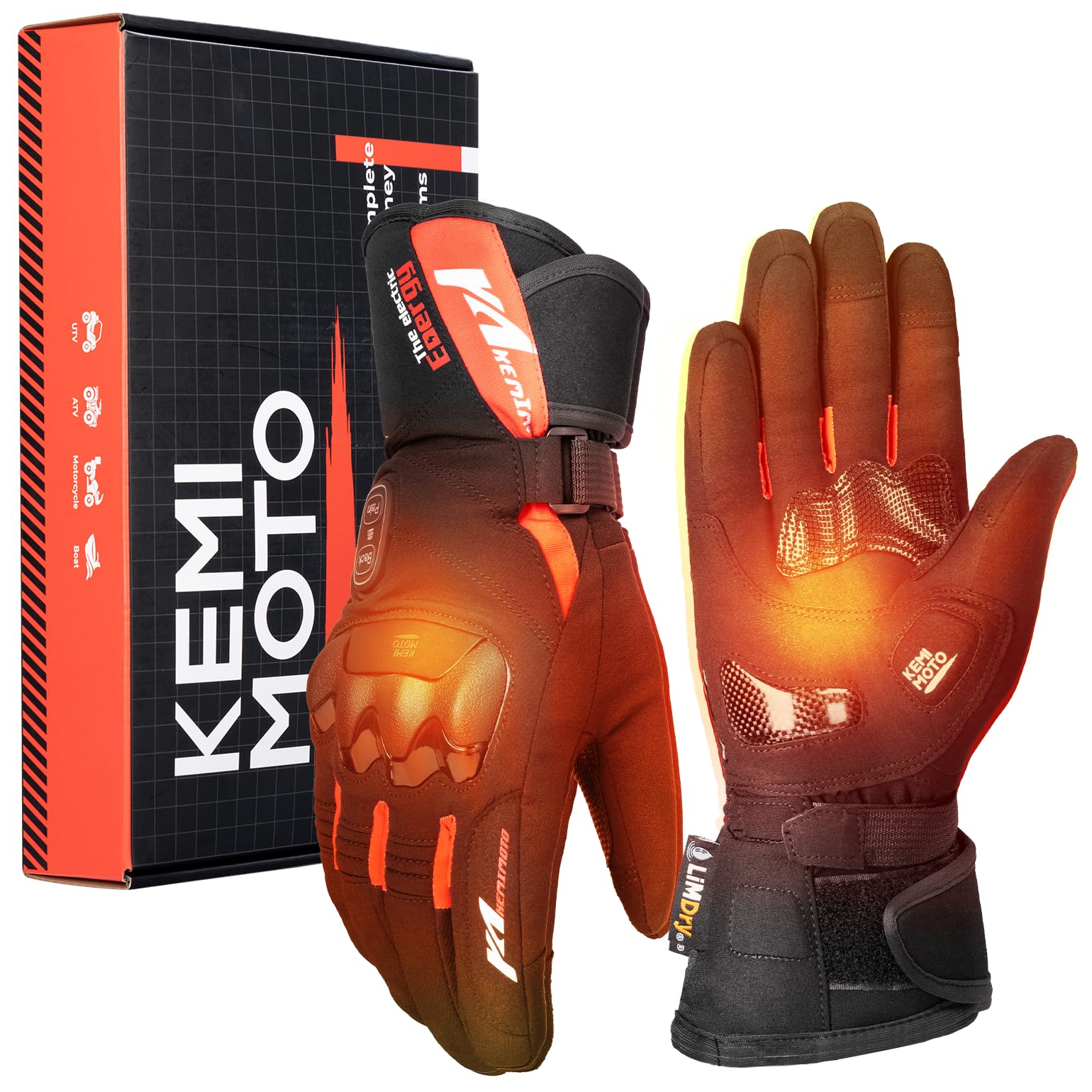 KEMIMOTO 電熱グローブ 山羊革　手の甲と掌独立発熱　KM-8036　L寸 Amazon.co.jp: 【手の甲と掌独立発熱】KEMIMOTO 電熱グローブ バイク